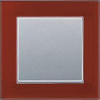 выключатель Jung серия A creation цвет/материал красное стекло / алюминий выключатель Jung серия A creation цвет/материал красное стекло / алюминий