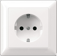 SCHUKO-розетка с повышенной защитой от прикосновения Jung AS 500 SCHUKO-розетка с повышенной защитой от прикосновения Jung AS 500