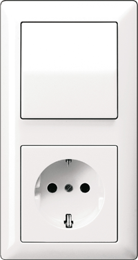 комбинация выключатель / розетка Jung AS 500 комбинация выключатель / розетка Jung AS 500