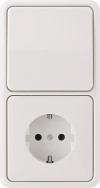 выключатель Jung серия CD 500 цвет альпийский белый