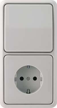 выключатель Jung серия CD 500 цвет светло-серый