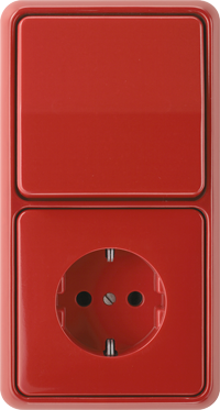 выключатель Jung серия CD 500 красный