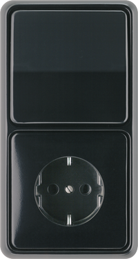 выключатель Jung серия CD 500 черный