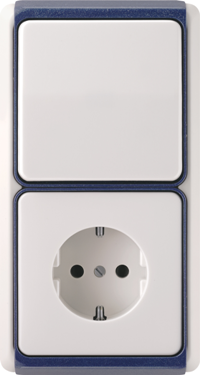 выключатель Jung серия CD plus сине-металлический выключатель Jung серия CD plus сине-металлический