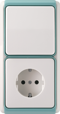 выключатель Jung серия CD plus цвет зеленая мята выключатель Jung серия CD plus цвет зеленая мята