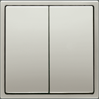 двухклавишный выключатель Jung Edelstahl двухклавишный выключатель Jung Edelstahl