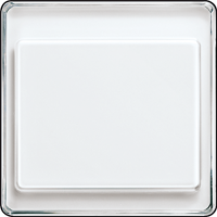 выключатель Jung серия SL 500 стеклянная рамка альпийский белый