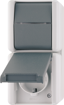 комбинация выключатель / розетка Jung серия WG 800 комбинация выключатель / розетка Jung серия WG 800